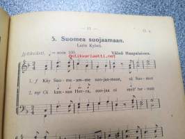 Isänmaalle marsseja ja muistolauluja. Miesäänisten laulukuntien ohjelmiston 11. vihko