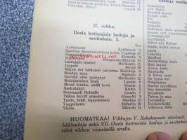Uusia kotimaisia lauluja ja sovituksia II. Miesäänisten laulukuntien ohjelmistoa VII vihko