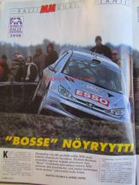 Vauhdin Maailma 2000 nr 8, sis. mm. Neste Rally Finland, Ralli-MM Uusi-Seelanti, Ralli-SM Tampere, Hamed Al Wahaibi, Exide-ralli Tampere, Lontoo-Sydney Maratooni