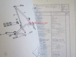 Underhaug Model 1141 &amp; 1142 Semi-automatic potato planter, Spare parts list  - puoliautomaattinen perunanistutin - varaosaluettelo englanniksi