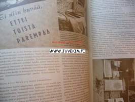 Kotiliesi 1946 nr 17 Kansikuva Martta Wendelin, vapautuva linnanneiti - Fredrika Bremerin lapsuuden ja nuoruuden tarina, tasku koristaa ja palvelee, suomalaisia