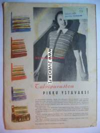 Kotiliesi 1946 nr 20, kansikuva Martta Wendelin, saitteko saippuanne onnistumaan ?, ylioppilasasuntola alkaa hahmottua Helsinkiin (Domus academica), tunnetteko