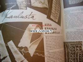 Kotiliesi 1946 nr 20, kansikuva Martta Wendelin, saitteko saippuanne onnistumaan ?, ylioppilasasuntola alkaa hahmottua Helsinkiin (Domus academica), tunnetteko