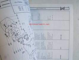 Lely Lelyterra 20 parts list -varaosaluettelo 200-20 250-20 300-20