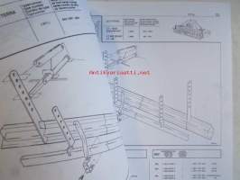 Lely Lelyterra -19/20C/20/22/33/44/44T/44X/66 Clod Comb Kit -Parts list, Maatalouskone???