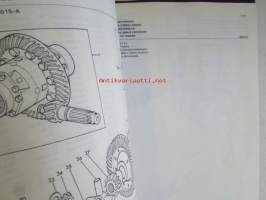 Massey-Ferguson MF 595 Parts Book -varaosaluettelo 4:llä eri kielellä.