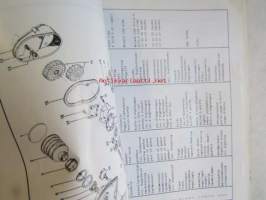 Lely Lelyterra Rotary Harrow, Operators manual and parts list, Type 310-32, 355-32, 360-32, 405-32, 410-32 -varaosaluettelo