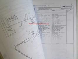 Kvernerland  Model Trailer model 7510/7512/7515 - Mounted model 7554/7556/7558, Reservedelskatalog Rundballepakkere, Spare Parts List Round Bale Wrappers / Trailed