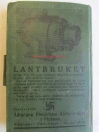 Lantbrukskalender 1931 -maatalouskalenteri