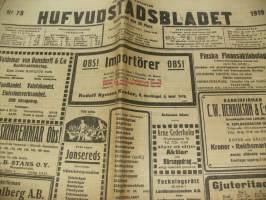 Huvudstadsbladet 20.3.1919 nr 78