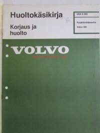 Volvo Huoltokäsikirja Osa 9 (92) Pysäköintilämmitin Volvo 300,   -Korjaus ja huolto