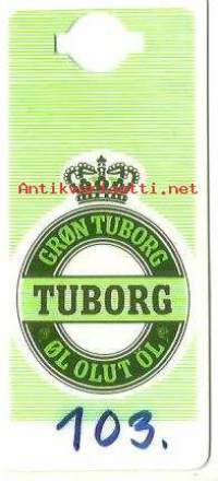 Tuborg Olut-  narikkalappu