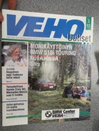 Veho Uutiset 1993 nr 3 Mercedes-Benz, BMW, Honda -asiakaslehti