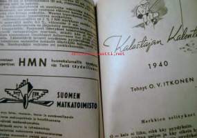 suomen kuvalehti kalenteri  1940