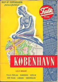 Matkailukartta 1964 Kööpenhamina