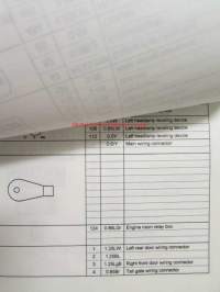 SSangYong Musso Training book Electric -Varaosaluettelo