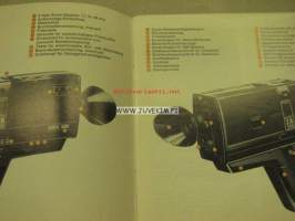 Porst reflex ZR348 kaitafilmikamera -käyttöohjekirja saksaksi