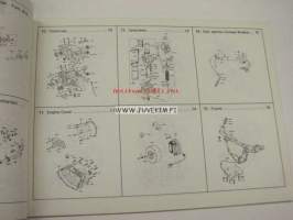 Kawasaki KDX175-B parts catalog -varaosaluettelo