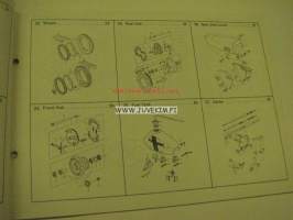 Kawasaki KX80-D parts catalog -varaosaluettelo