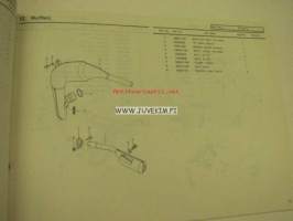 Kawasaki KX80-D parts catalog -varaosaluettelo