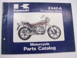 Kawasaki Z440-A (A-2, A-3) parts catalog -varaosaluettelo