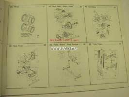 Kawasaki KE125-A parts catalog -varaosaluettelo