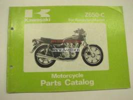 Kawasaki Z650-C (C-2, C-3) parts catalog -varaosaluettelo