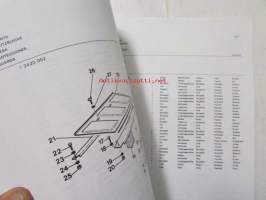 Massey Ferguson 240 Combine Parts book - Leikkuupuimurin varaosakirja, 5 kielen versio
