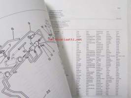 Massey Ferguson 240 Combine Parts book - Leikkuupuimurin varaosakirja, 5 kielen versio