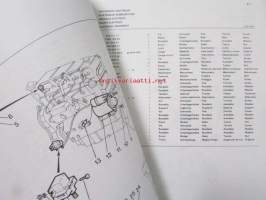 Massey Ferguson 240 Combine Parts book - Leikkuupuimurin varaosakirja, 5 kielen versio