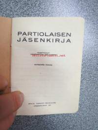 Partiolaisen jäsenkirja -käyttämätön