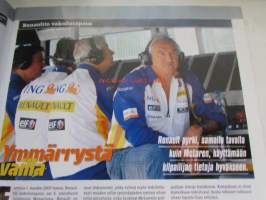 Vauhdin Maailma 2007 nr 14 -mm. Tarvitseeko nuori kuljettaja välttämättä managerin, Rallivideot VM tubeen, Legendaarinen Käärme Kustaa imi mehut