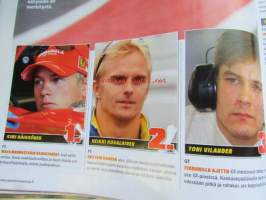 Vauhdin Maailma 2007 nr 14 -mm. Tarvitseeko nuori kuljettaja välttämättä managerin, Rallivideot VM tubeen, Legendaarinen Käärme Kustaa imi mehut