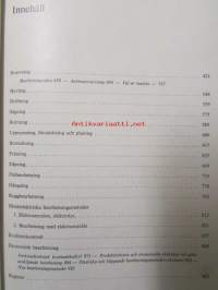Handbook i Verstadsteknik sarja - Koostuu 1-5 osasta, katso kuvista sisällys tarkemmin