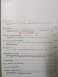 Handbook i Verstadsteknik sarja - Koostuu 1-5 osasta, katso kuvista sisällys tarkemmin
