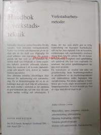 Handbook i Verstadsteknik sarja - Koostuu 1-5 osasta, katso kuvista sisällys tarkemmin