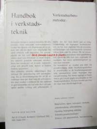 Handbook i Verstadsteknik sarja - Koostuu 1-5 osasta, katso kuvista sisällys tarkemmin