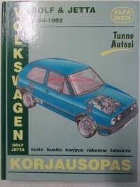 Volkswagen Golf &amp; Jetta 1984-1992, Hoito, huolto, korjaus, rakenmne, toiminta -Korjausopas