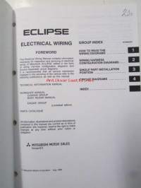 Mitsubishi Eclipse&#039;96, Electrical wiring - Workshop Manual