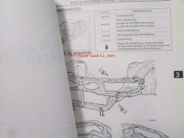 Mitsubishi Galant &#039;97, Reparationshandbok för Kaross -Korjaamokäsikirja