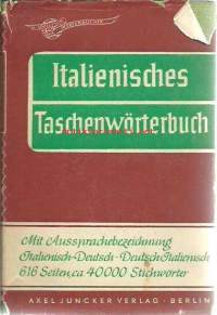 Italienisches Taschenwörterbuch 1954  - sanakirja Italia -Saksa