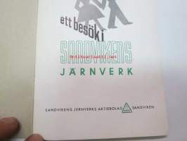 Ett besök i Sandvikens järnverk -tehtaan esittelykirja