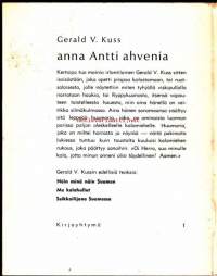 Anna Antti ahvenia, 1967. 1.painos.