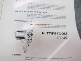 Pop-niitti -esite niiteistä ja työkaluista niiden kiinnittämiseen