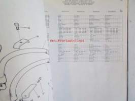 Massey-Ferguson MF 188 Parts Book -varaosaluettelo 4:llä eri kielellä.