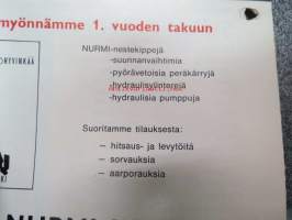 Nestekippejä ja peräkärryvarusteita - Konepaja R. Nurmi, Ikkala, Karkkila -myyntiesite