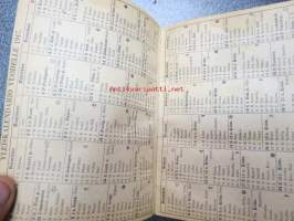 Maatalouskalenteri 1947, runsaasti mainoksia maatalouteen liittyen