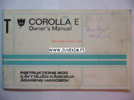 Toyota Corolla E -Omistajan käsikirja