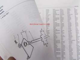 Massey-Ferguson MF 124 Parts book -Paalauskoneen varaosaluettelo.