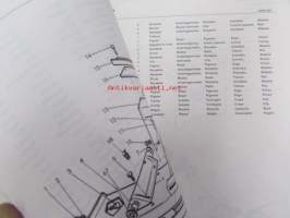 Massey-Ferguson MF 124 Parts book -Paalauskoneen varaosaluettelo.